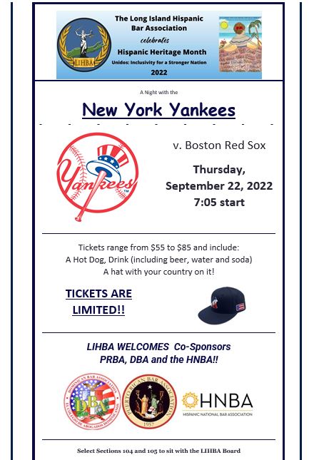 Yankees event flyer revised 7-20-2022